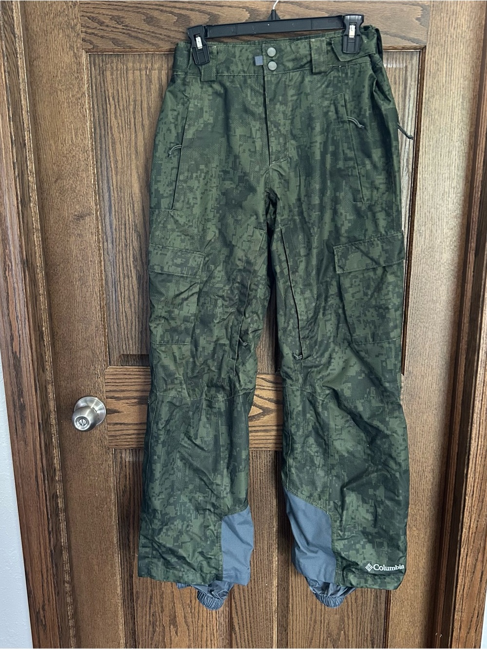 Columbia Women's Olive Digital Camo Boot Cut Snow Pants
